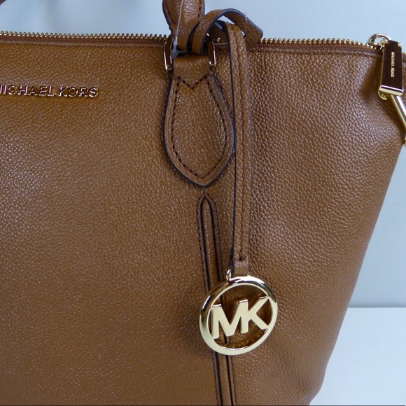 Michael Kors Bags Michael Kors Sierra Pebbled Leather Satchel Purse